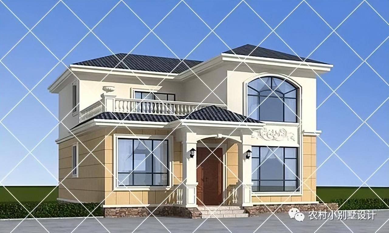 40款近几年带露台二层爆款农村别墅,农村建房标配晾晒观景两不误_生活