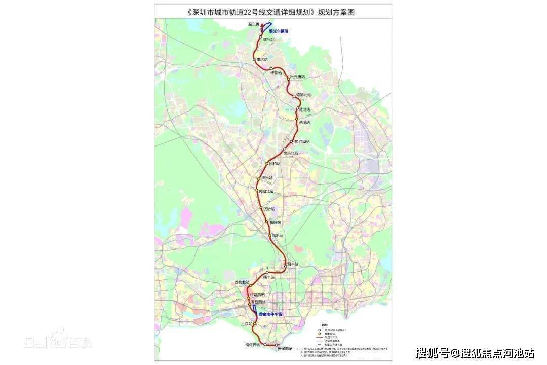 深圳地铁五期即将动工,其中包含22号线该线将新设油松站,距离项目约