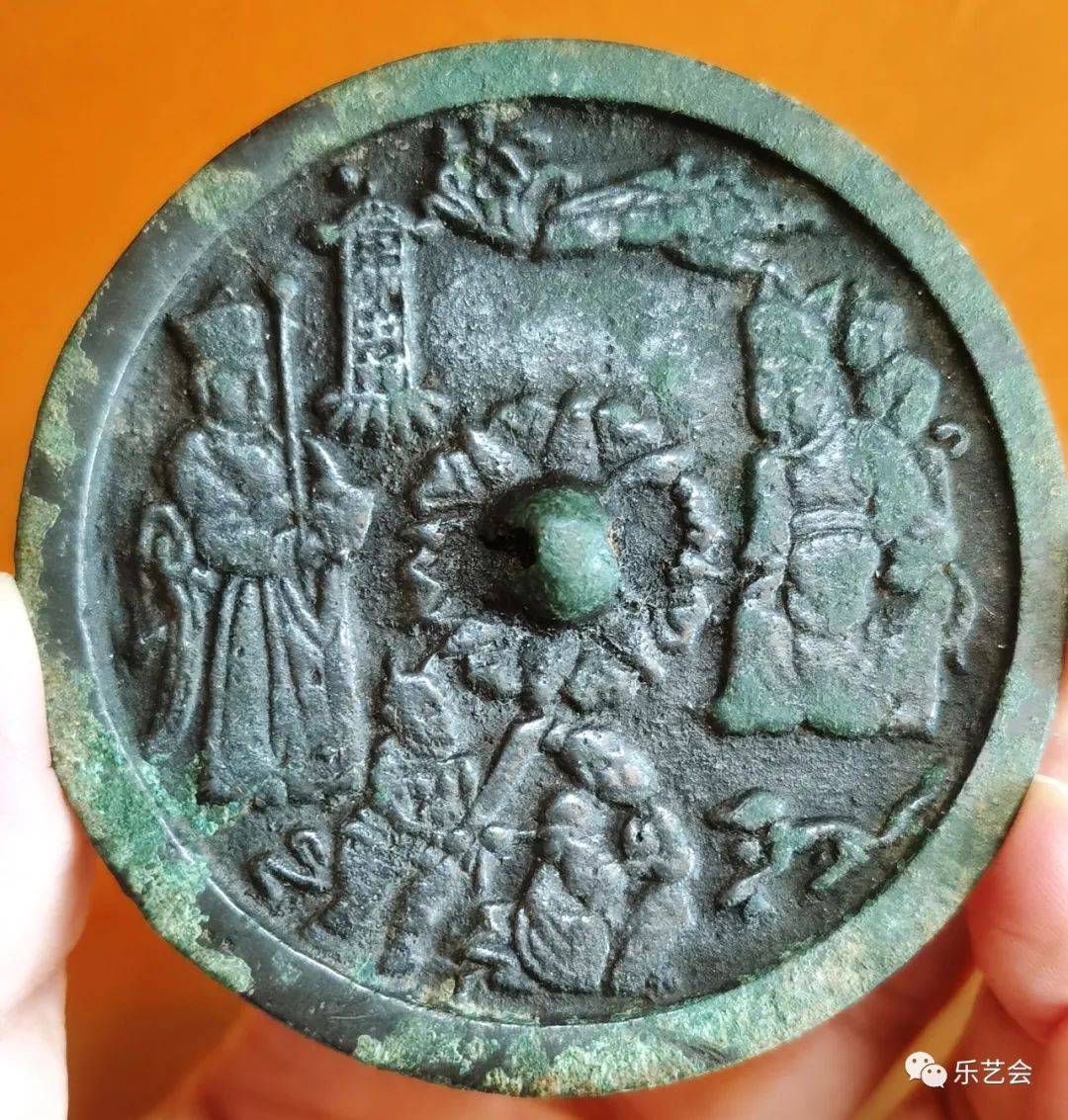 "二郎出相"榜题铜镜 李宇涛藏品这方"二郎出相"榜题铜镜十分奇特,他