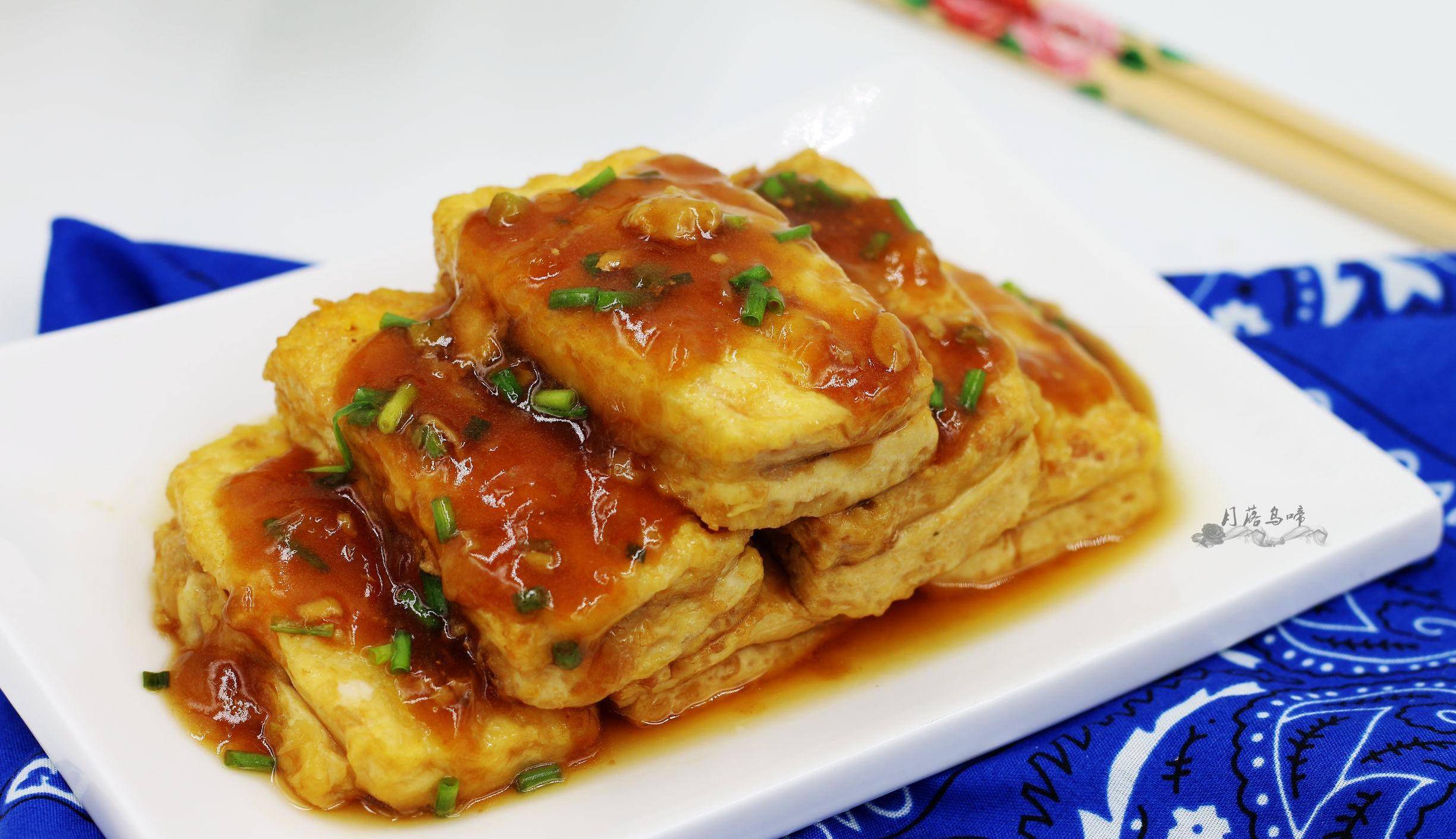 不一样的锅塌豆腐,咬一口,鲜,嫩,好吃到爆!今天就吃它了!