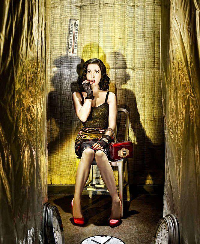 性感舞娘蒂塔·万提斯 (dita von teese)的时尚大片_连衣裙_明星_穿着