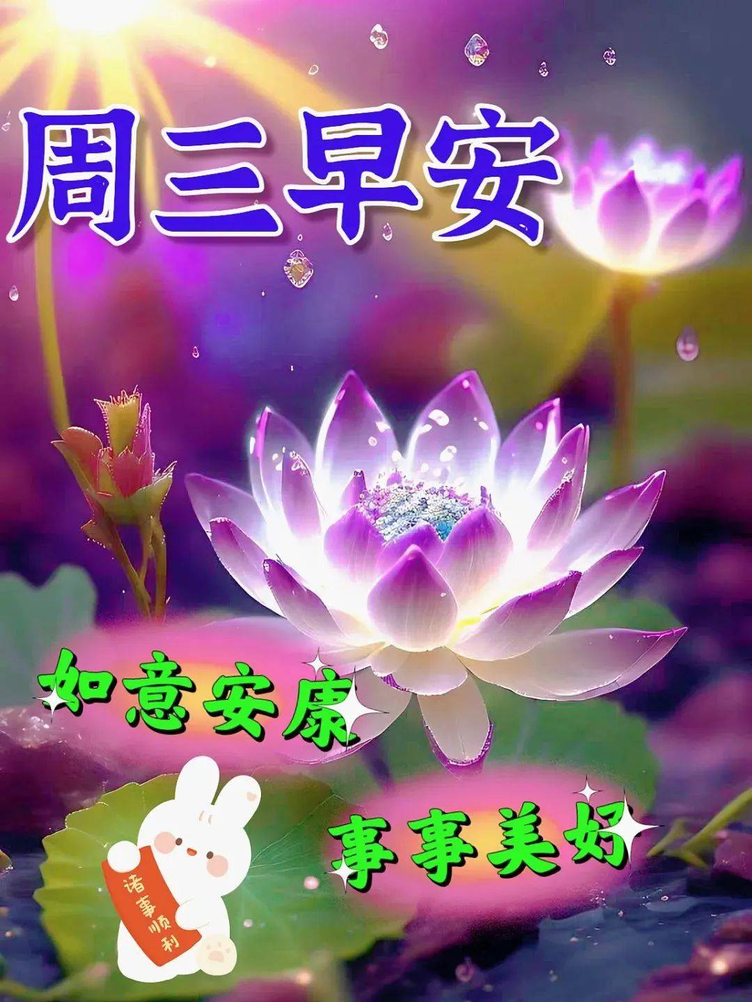 2023年5月3日周三早上好问候祝福动态表情图片 周三最新早安问候祝福
