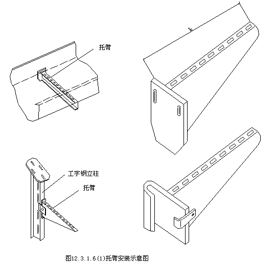 電纜橋架線槽安裝規範工藝施工圖集_托盤_規格_條件