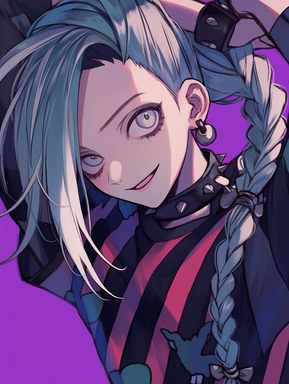 lol同人创作-jinx_挑战_内心_金克丝