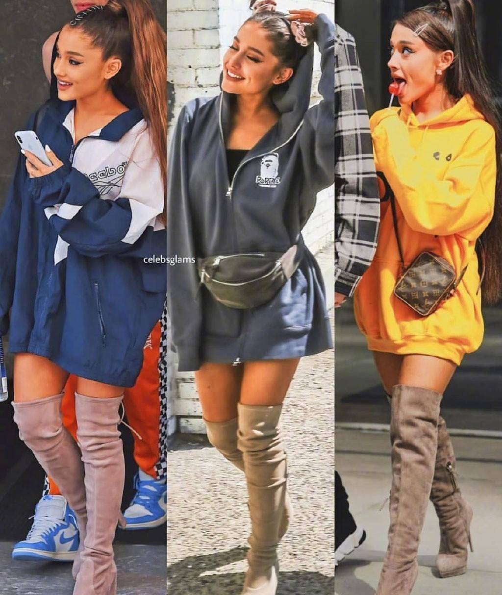 a妹街拍瘦脱相,标志高马尾 长靴高跟鞋不复以往,变脸太抢镜_感觉