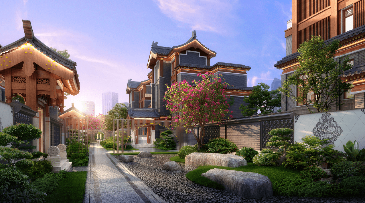 成都天府新区新房 中德麓府 中式叠拼别墅-中德麓府 户型赏析 项目