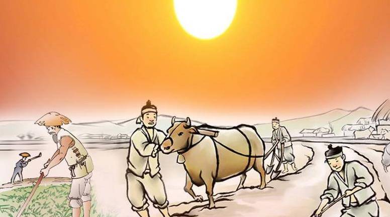 在古代,人们的生产生活方式,大多都是下地耕田.