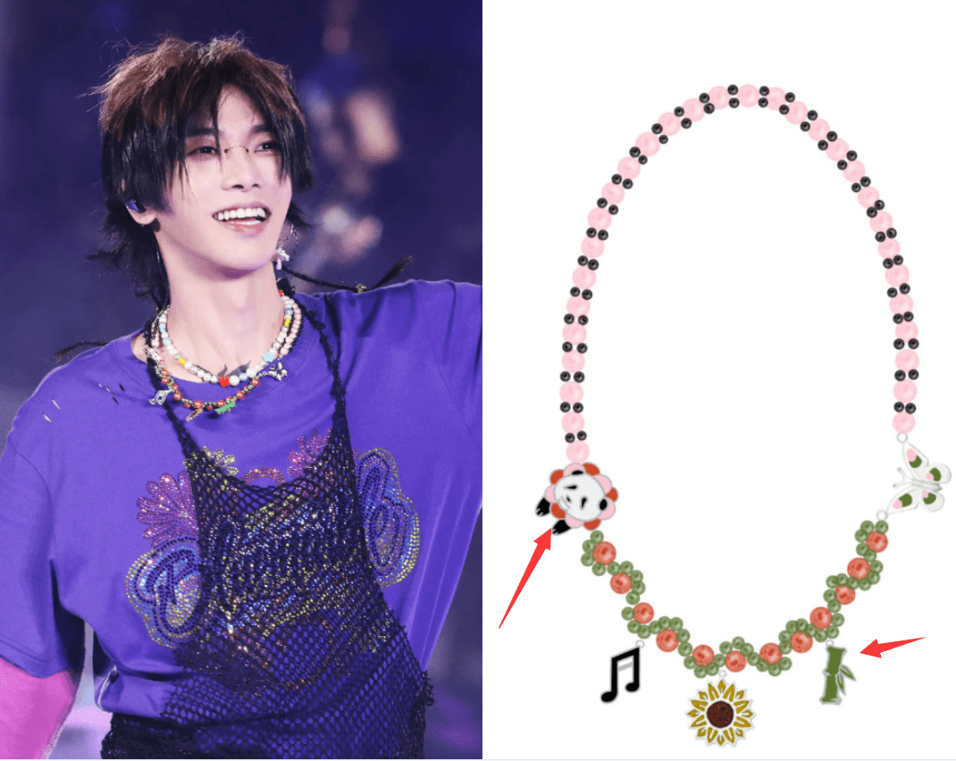 华晨宇罕见秀恩爱,与女友佩戴心形情侣项链,细节看出两人很相爱