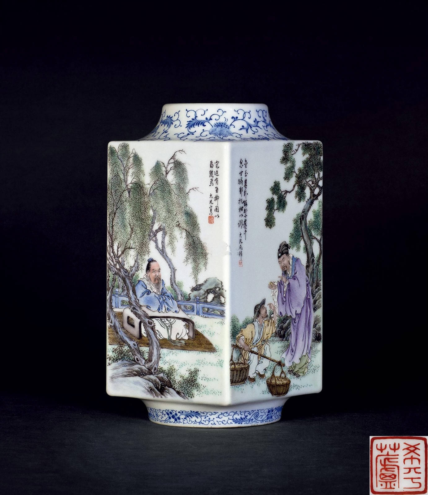 王大凡瓷板画瓷器成交价格记录前十!_估价_作品_艺术