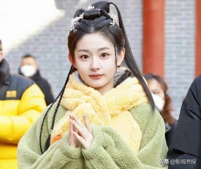 赵晴管栎昭阳花馆开拍,于正力捧女星撞脸赵丽颖,戏约仅次白鹿_长相