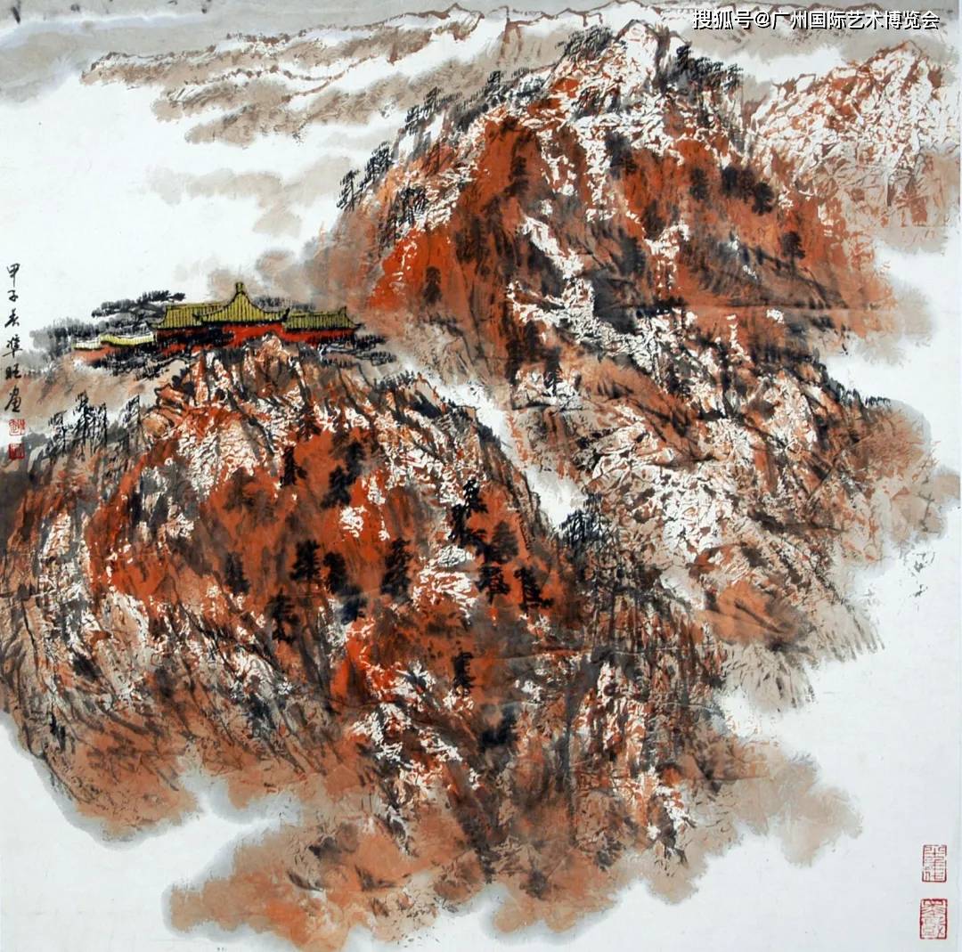 传统山水画创作边界的拓展——赵准旺的都市新山水画艺术_作品_cm