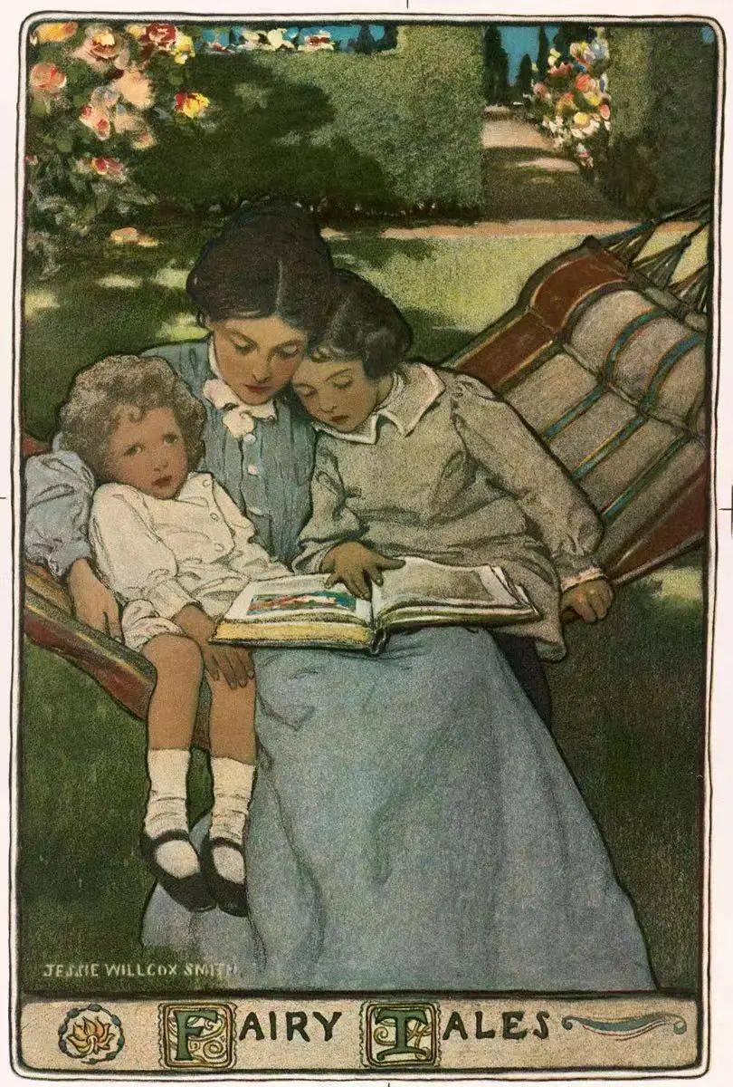 艺雀艺术史论：杰西· 威尔考克斯· 史密斯笔下的母爱_母亲_作品_插图, image size:810x1200