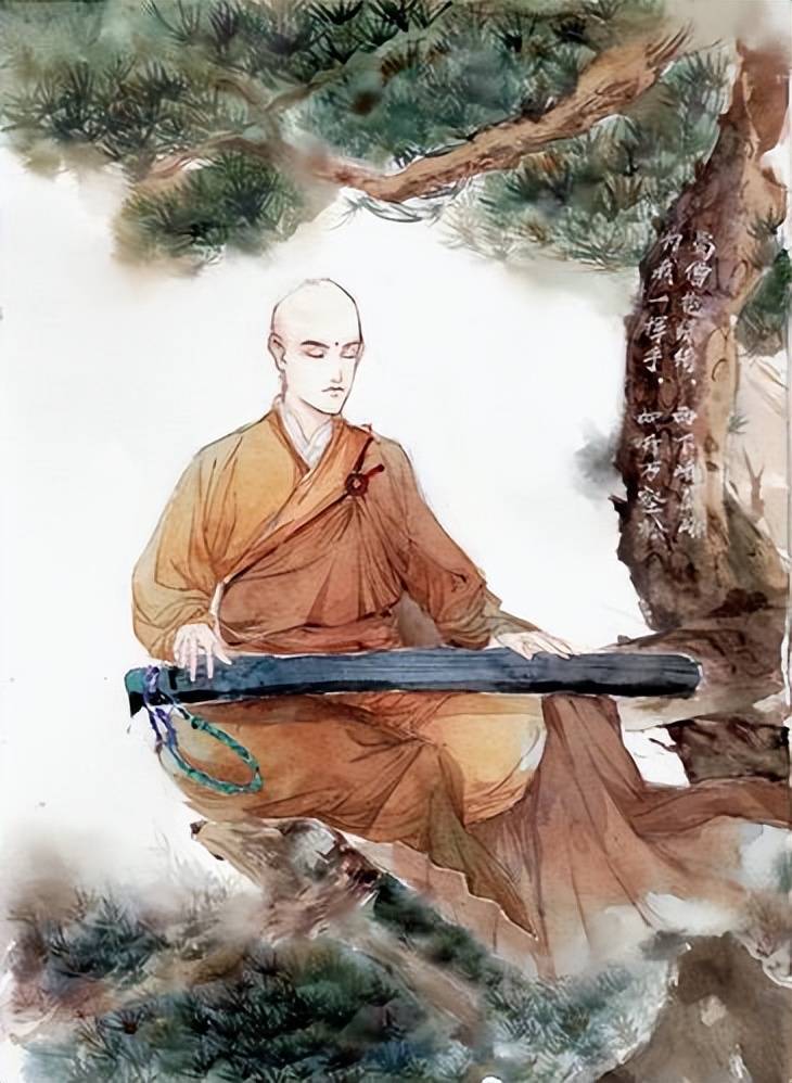 李白的诗《听蜀僧浚弹琴》如行云流水 表现了蜀僧浚高妙的弹琴技艺