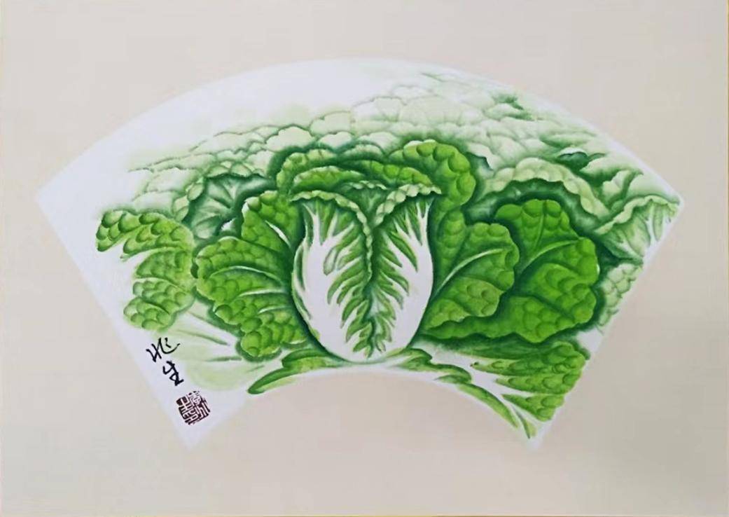 李兆生画家白菜图片