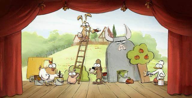 2d动画电影,大坏狐狸居然这么可爱,疯狂农场拯救圣诞_风格_母鸡_故事