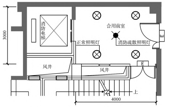 图纸消防应急灯图标s图片