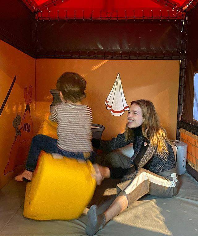 "水果娜"罕见晒亲子时光!