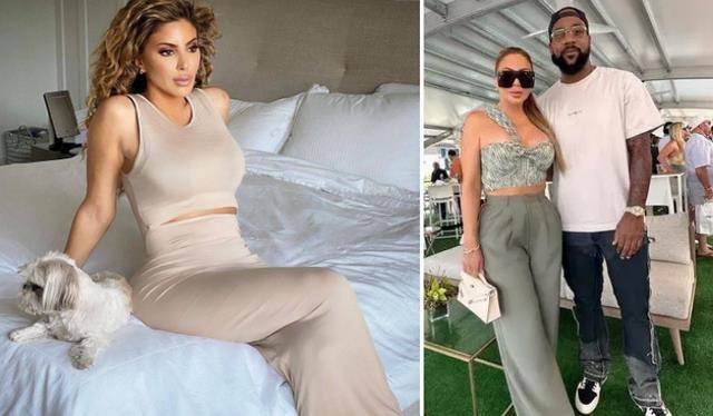 皮蓬前妻晒近照,只穿内衣,豪放秀身材!拿捏乔丹儿子,太辣了