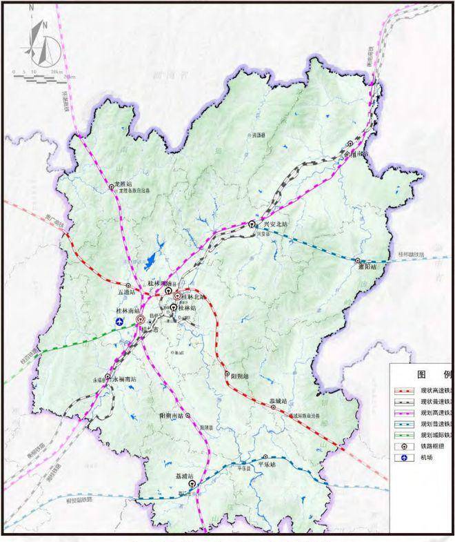 2030年广西铁路规划图图片