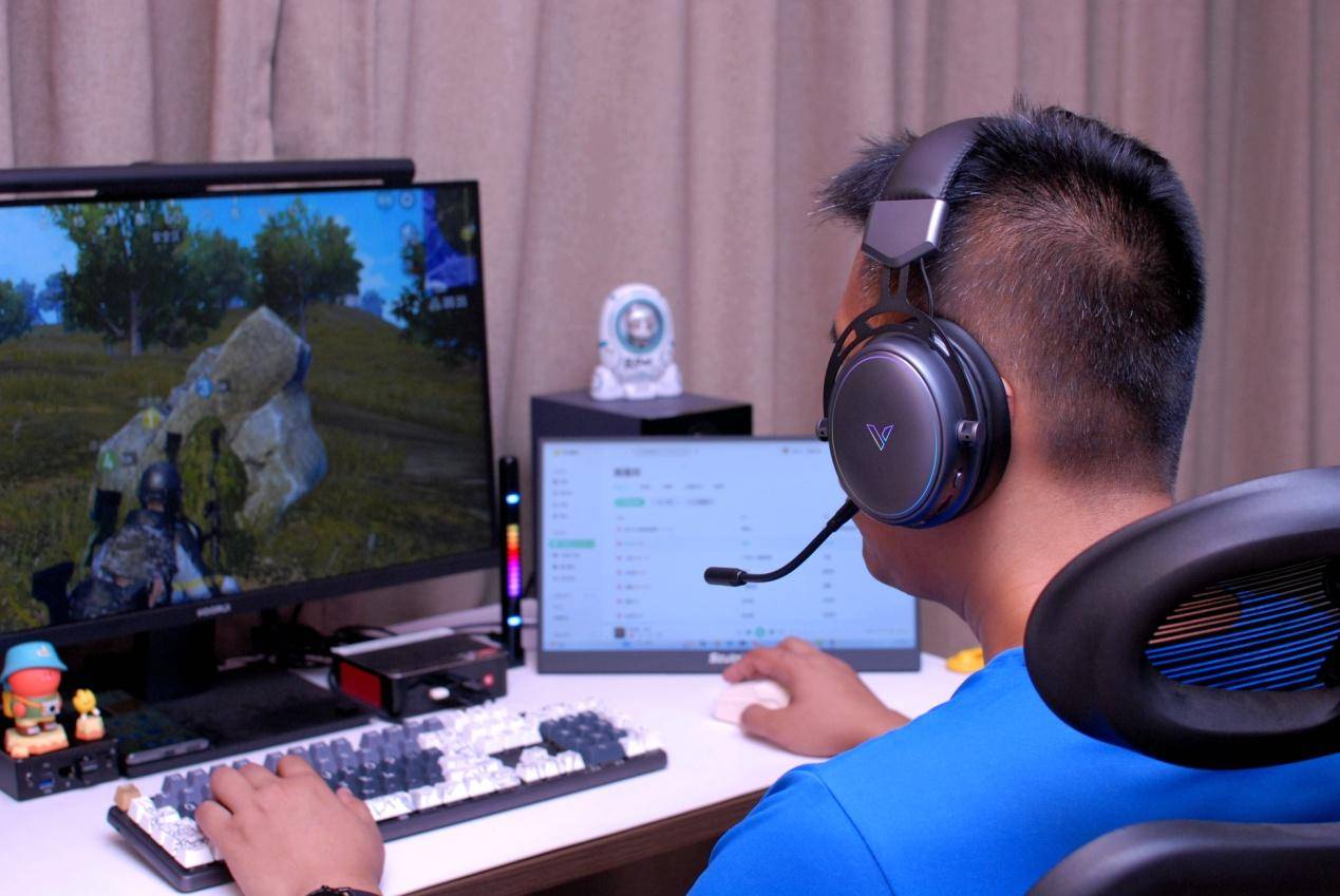 游戏耳机选什么,双音腔RGB雷柏VH800游戏耳机,给你制霸的理由