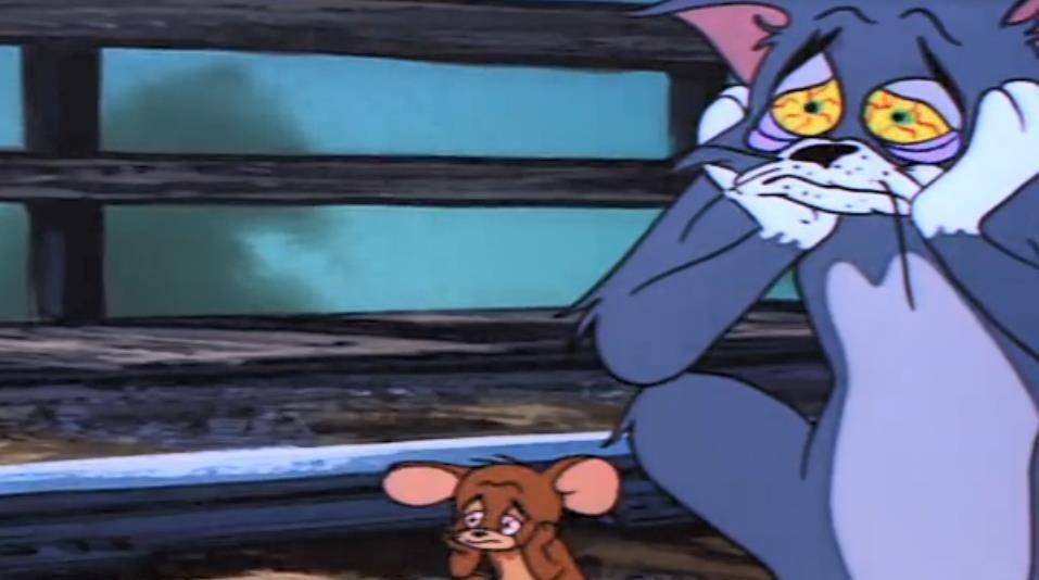 《猫和老鼠》最可怕的一集,汤姆和杰瑞双双殒命_动画片_观众们_电视机