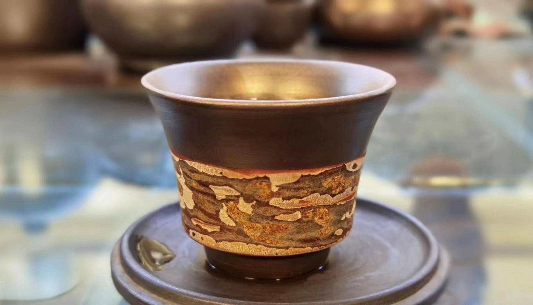 遇见,透出结晶的美——谷凤羽滇瓦斑砂陶艺_云南_陶瓷_作品