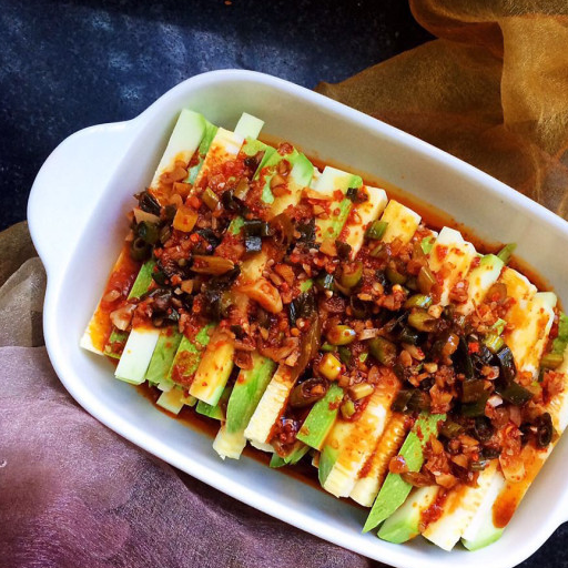 浇汁葫芦条,今来一款快手小菜,简单爽口,懒人必备哦!