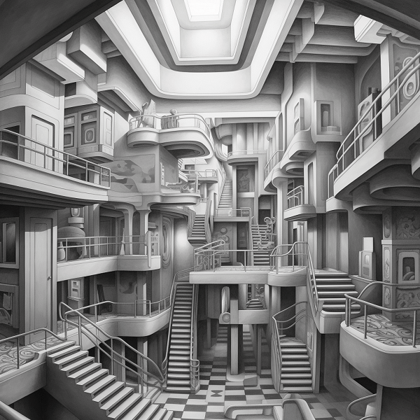 米塔教育原画培训小老师:透视空间的概念和应用_技巧_建筑_立体感