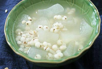 这道消暑冬瓜薏米糖水,润心清肺,祛除湿气,清热消火_夏天_材料_小时