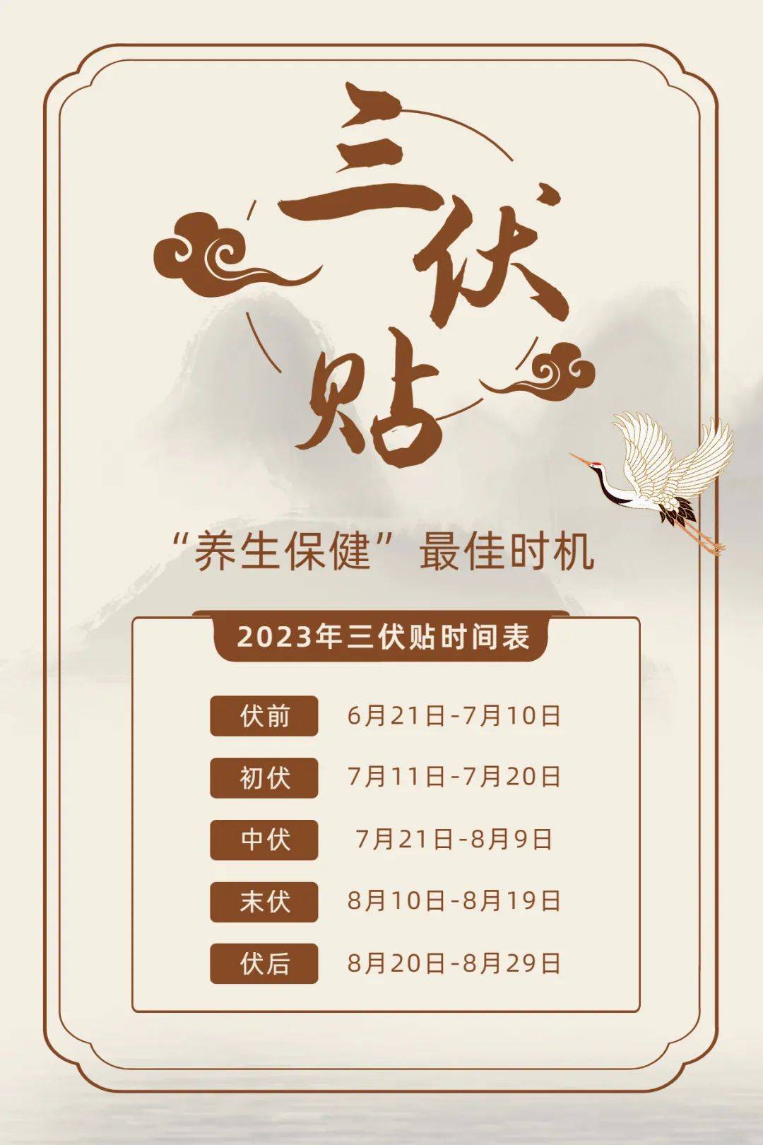 今年三伏贴什么时间开始?冬病夏治,别错过!