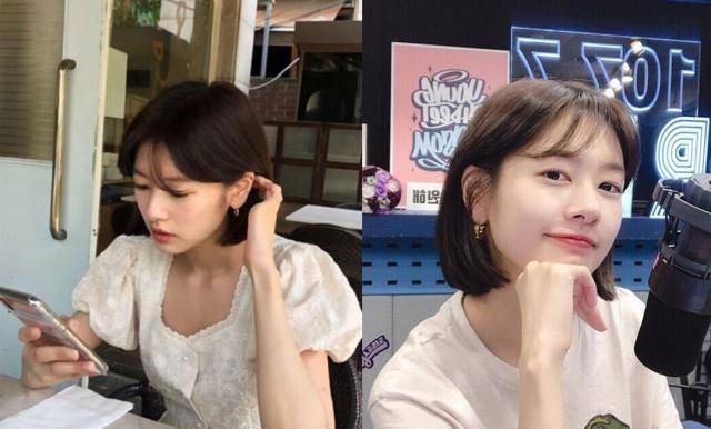 30岁郑素敏驾驭少女装就是嫩,一件7百一件1千多,配短发气质出众_姐姐