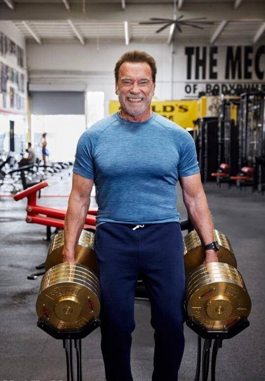 好莱坞硬汉施瓦辛格75岁仍坚持健身,但"健美先生"已经今非昔比_训练