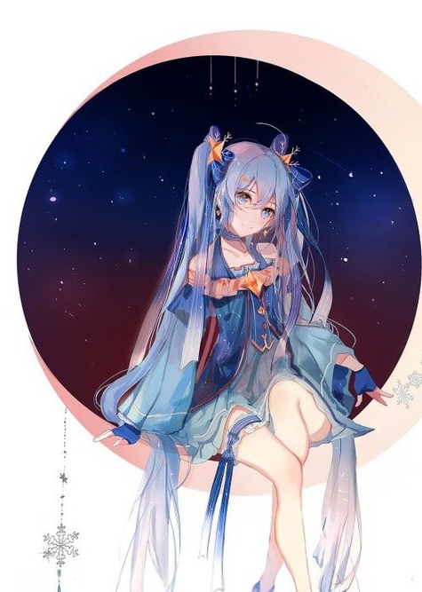 十二星座代表的初音未来插画,每一个都气质十足_爱情_天秤座_内心
