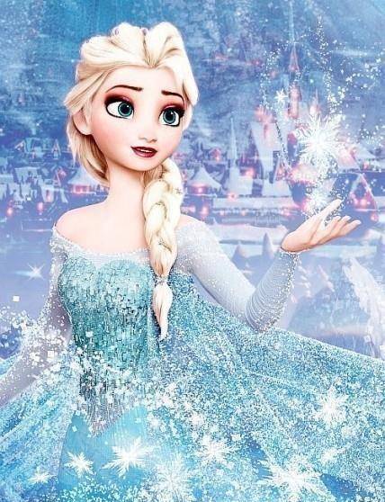 冰雪奇缘2 观众绝对没看过的素颜elsa_女王_样子_妹妹