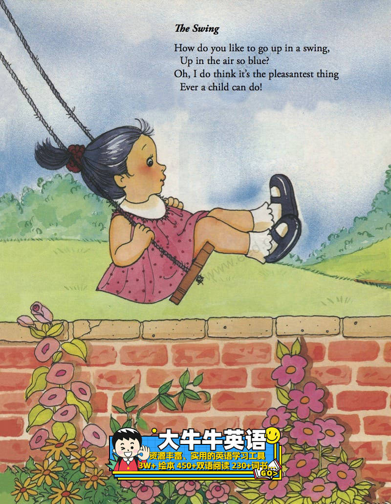 a childs garden of verses 3~6岁英语启蒙绘本_the_twin_孩子