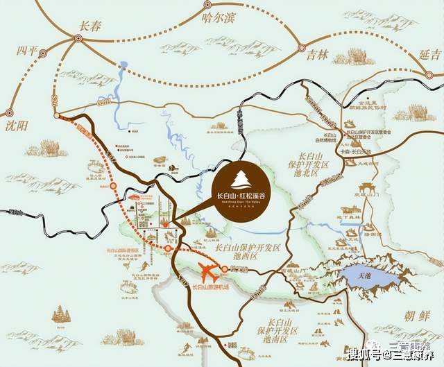 居住在基地,到周边游玩购物也非常方便,基地地理位置优越,距离长白山