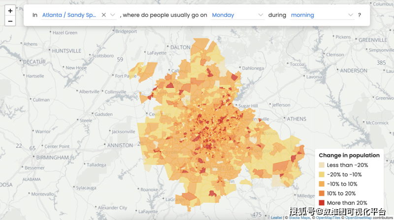 数据可视化：地图类可视化图表大全-地图可视化分析