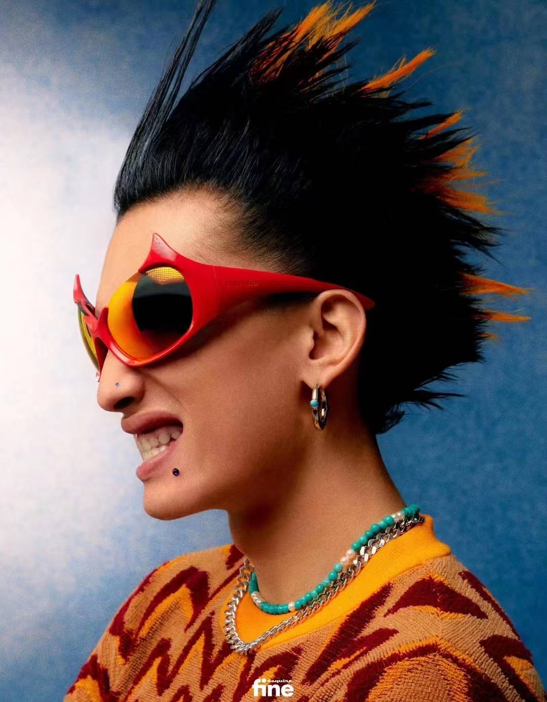 从湖北走出去的名模 火石超模余航esquire fine 五月大片heroes角色