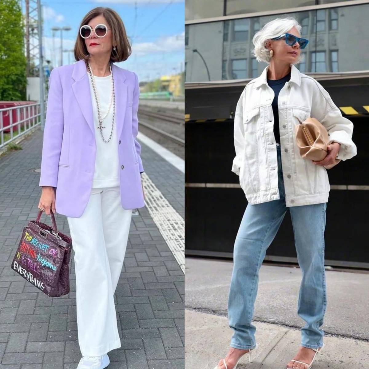 原来50岁的女人更会穿，这5种穿搭简单洋气，时髦又耐看 