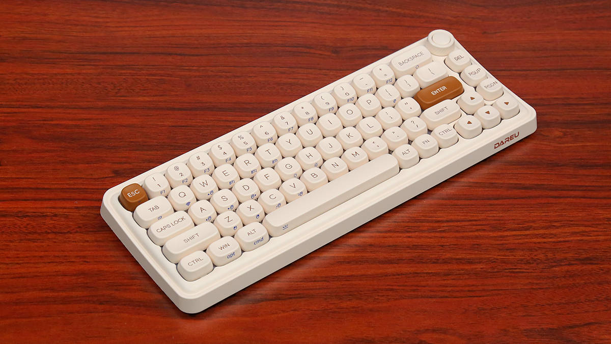 达尔优小方糖Z68三模机械键盘评测：精致又耐看