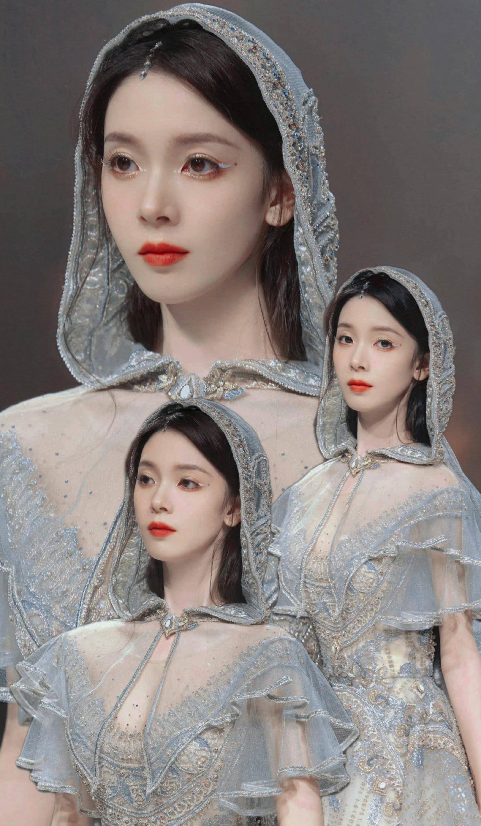 上海时装周陈瑶复古宫廷风婚纱好似仙女_气质_网友_女性