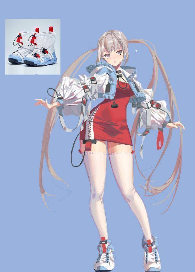 画师绘制物品拟人化,化妆刷变成美少女,运动鞋变黑皮帅哥_形态_感觉
