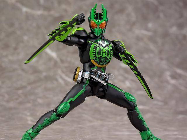 假面骑士ooo虫联组真骨雕可动手办实物详解这是最强联组的表现力_形态