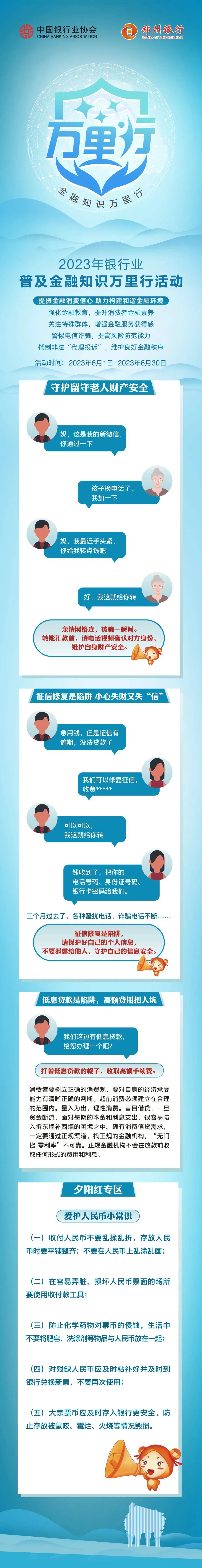 郑州银行:2023年金融知识万里行