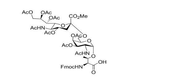 fmoc-thr(me,ac4neu5acα2-6ac2galnacα-oh,18956