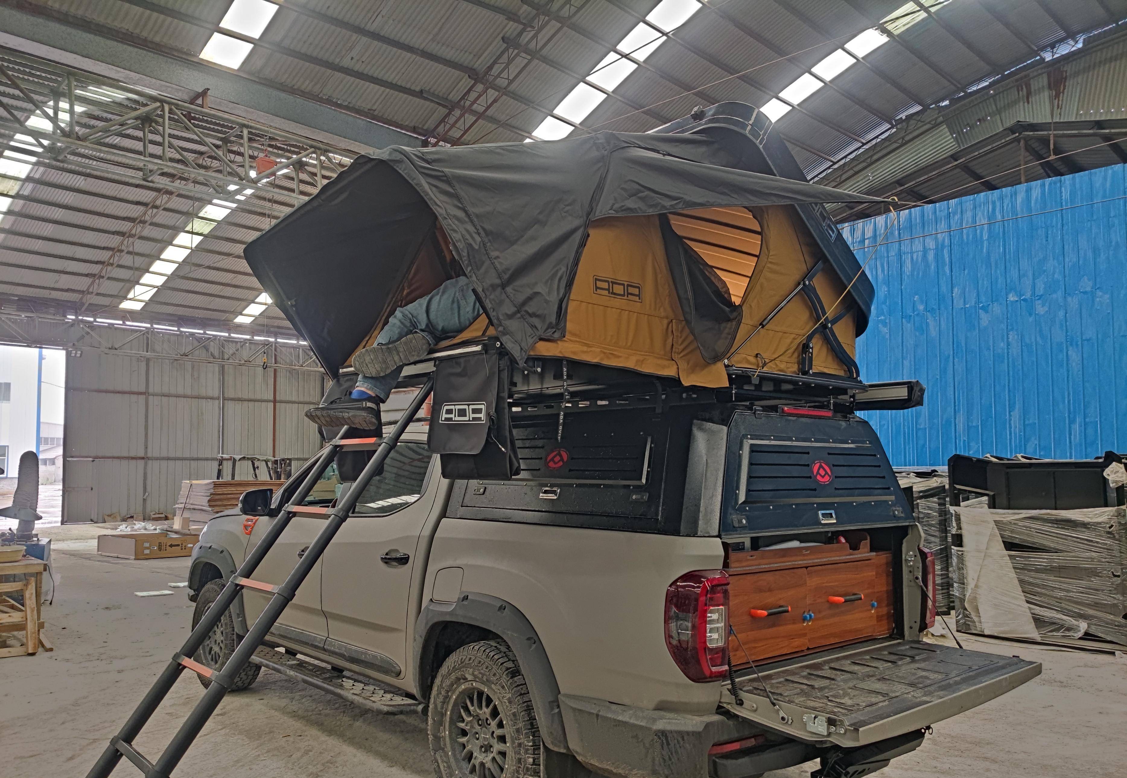 上汽大通t90皮卡牛魔王版户外露营改装方案分享_搜狐汽车_搜狐网