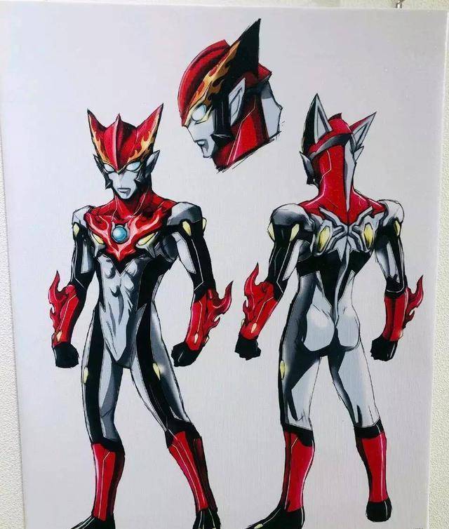 罗布奥特曼设计图公开:格丽乔身材最为完美,格罗布拥有彩虹角!