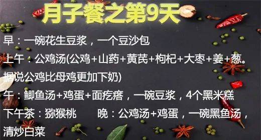 产后30天月子食谱分享给大家！快点赞收藏吧！（30天食谱大全）