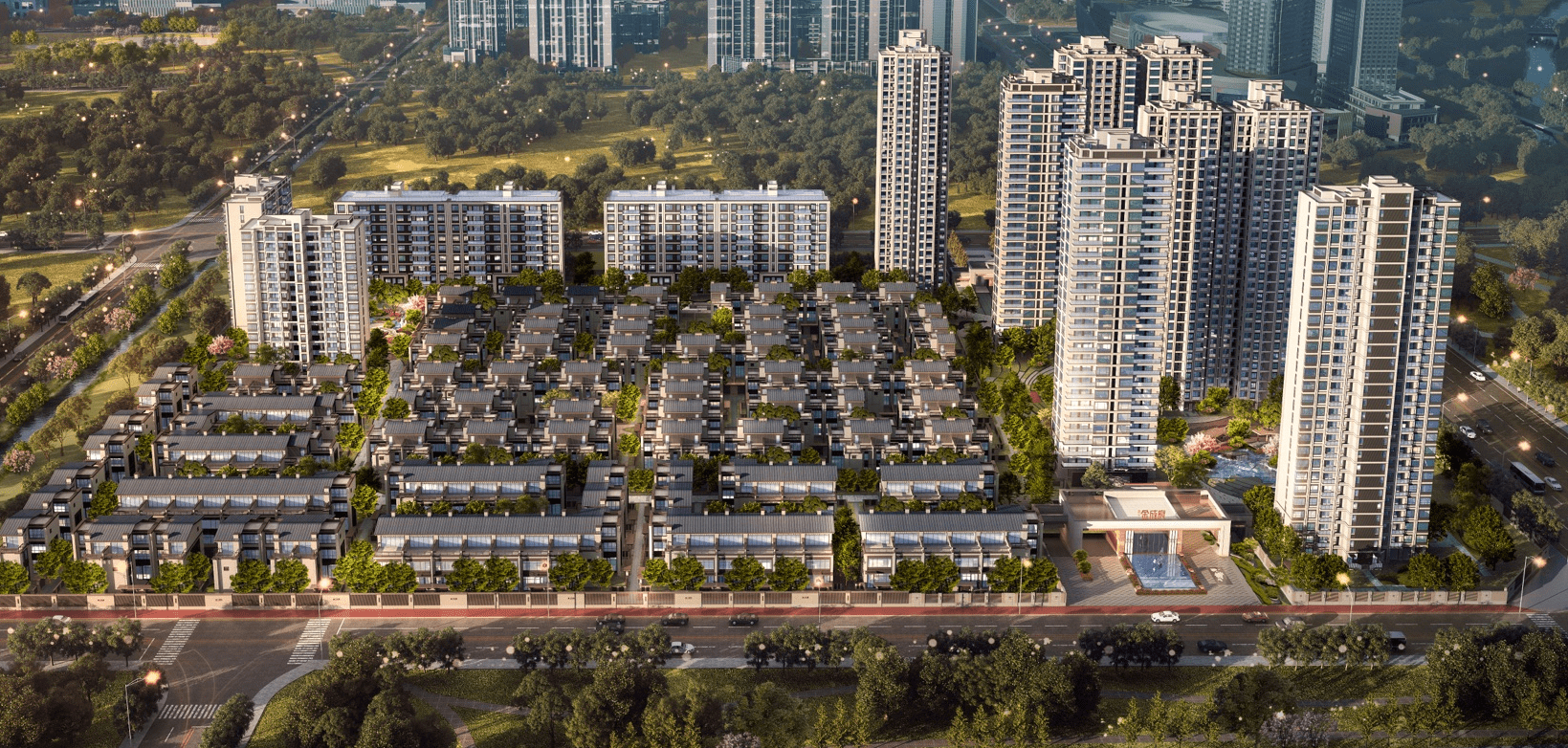 成都别墅-高新新川 金隅金成府 6 号线观东站仅 100 米_项目_置业