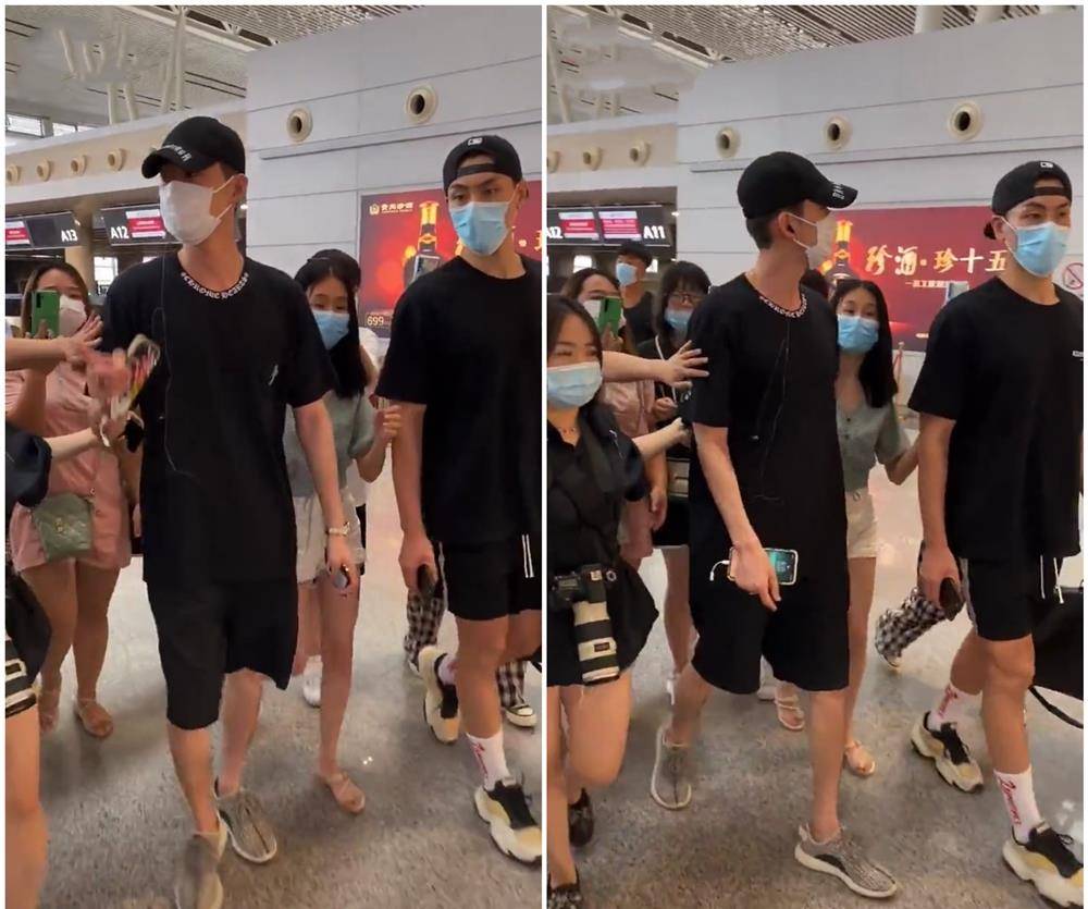 张翰怎么瘦成这样了 你看路人曝光的照片 还没有身边助理好看吧?